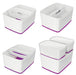 Leitz Mybox Storage Tray Wow White Purple Dd