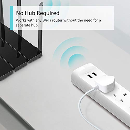 TP-Link Kasa KP303 - Smart power strip - Wi-Fi - input: 3-pole - output connectors: 3 (2 x USB, 3 x power)