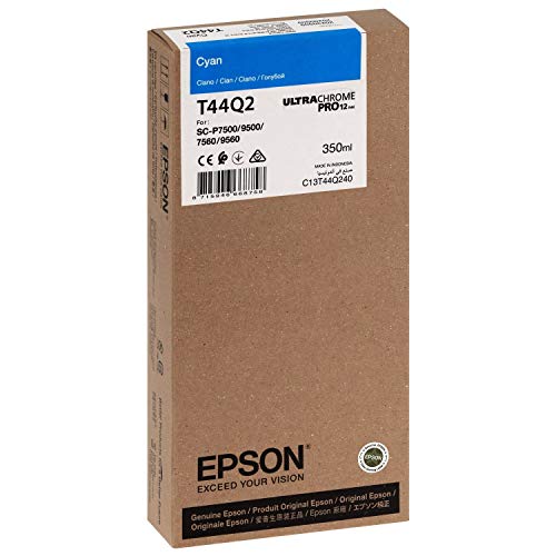 Epson T44Q2 - 350 ml - cyan - original - ink cartridge - for SureColor P7560, P9560, SC-P7500, SC-P7500 Spectro, SC-P9500, SC-P9500 Spectro