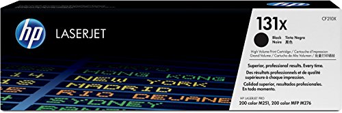 HP 131x - CF210X - 1 x Black - Toner cartridge - High Yield - For LaserJet Pro 200 M251n, 200 M251nw, 200 MFP M276n, 200 MFP M276nw