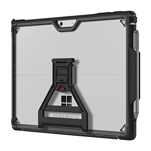 Griffin Survivor Endurance - Back cover for tablet - black - for Microsoft Surface Pro 7