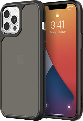 Griffin Survivor Strong - Back cover for mobile phone - FortiCore - black - for Apple iPhone 12 Pro Max