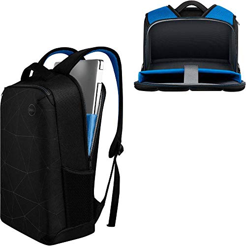 Dell Essential Backpack 15 - Notebook carrying backpack - 15" - black reflective printing with bumped up texture - for Latitude 3320, 3520, Vostro 13 5310, 14 5410, 15 3510, 15 5510, 15 7510, 5415, 5515