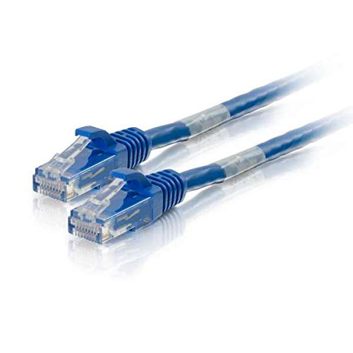 C2G Cat6 Booted Unshielded (UTP) Crossover Patch Cable - Crossover cable - RJ-45 (M) to RJ-45 (M) - 50 mm - UTP - CAT 6 - molded, snagless, stranded - blue