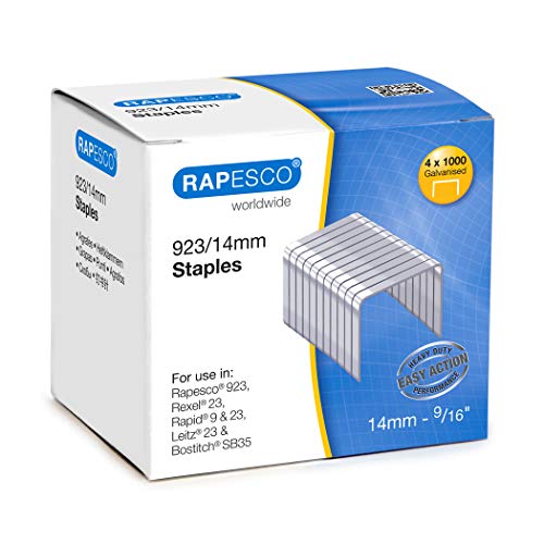 Best Value Rapesco Staples 923 14 mm [Box 4000]