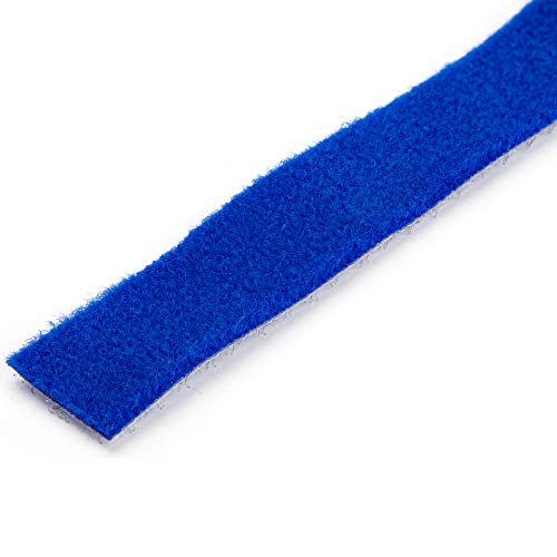 50 Ft Hook And Loop Blue Cable Roll