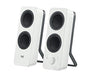 Logitech Z207 - Speakers - for PC - 2.0-channel - wireless - Bluetooth - 5 Watt (Total) - white