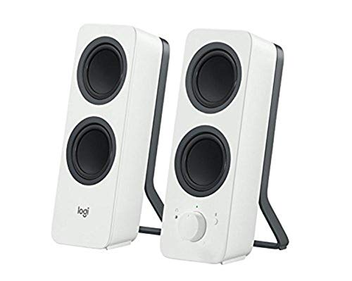 Logitech Z207 - Speakers - for PC - 2.0-channel - wireless - Bluetooth - 5 Watt (Total) - white