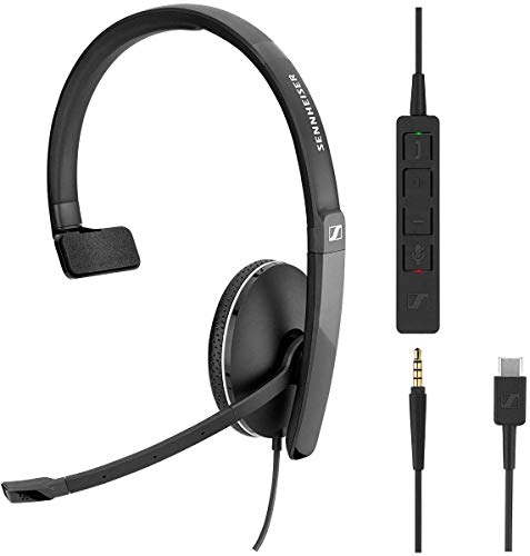 Sennheiser SC135 USB C Wired Mono UC Headset
