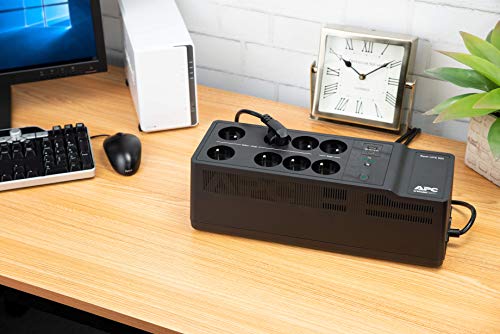 APC Back-UPS BE850G2-FR - UPS - AC 220/230 V - 520 Watt - 850 VA - USB - output connectors: 8 - Belgium, France - black