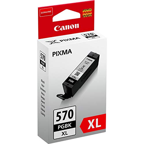 Canon PGI-570PGBK XL - 22 ml - High Yield - black - original - ink tank - for PIXMA MG5751, MG5752, MG5753, MG6851, MG6852, MG6853, MG7750, MG7751, MG7752, MG7753