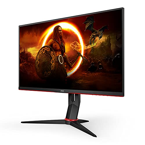 AOC Gaming 24G2SU/BK - G2 Series - LED monitor - 24" (23.8" viewable) - 1920 x 1080 Full HD (1080p) @ 165 Hz - VA - 350 cd/m² - 3000:1 - 1 ms - 2xHDMI, DisplayPort - speakers - black, red