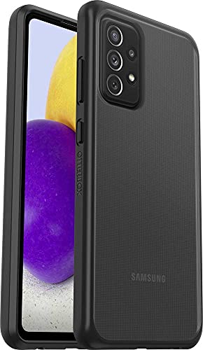 OtterBox React Series - Back cover for mobile phone - black crystal - ultra-slim design - for Samsung Galaxy A72 5G