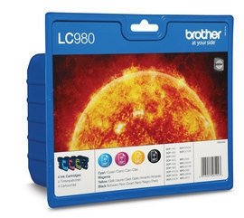 Best Value Brother LC980VALBP Original Ink Pack Colour and Black for DCP-145C/ DCP-165C/ DCP-195C/MFC-250