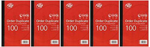 Best Value Pukka Pads Value 210x130mm Duplicate Order Book (Pack of 5)