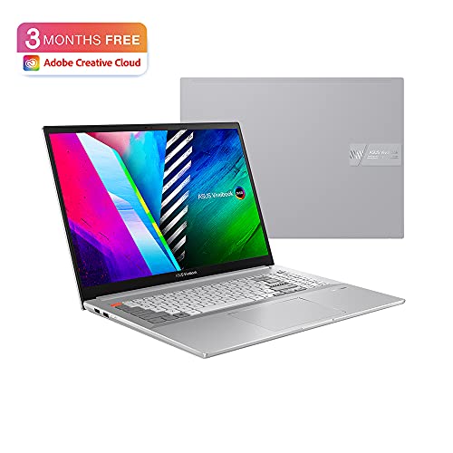 ASUS VivoBook Pro 16X OLED N7600PC L2010T 16 Inch Intel Core i7 11370H 16GB RAM 1TB SSD NVIDIA GeForce RTX 3050 WiFi 6 802.11ax Windows 10 Home Silver
