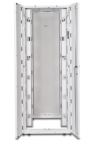APC NetShelter SX Cabinet with Sides - Rack cabinet - white - 45U