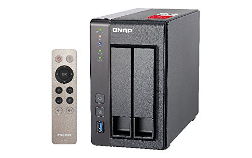 QNAP TS-251+ - NAS server - 2 bays - SATA 6Gb/s - RAID 0, 1, JBOD - RAM 2 GB - Gigabit Ethernet - iSCSI support