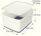 Leitz Mybox Large With Lid Wow White Grey Dd