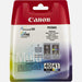 Canon PG-40 CL41 - 0615B051 - 1 x Black,1 x Cyan,1 x Magenta,1 x Yellow - Multipack - Ink tank - For FAX JX210, PIXMA iP1800,iP1900,iP2600,MP140,MP190,MP210,MP220,MP470,MX300,MX310