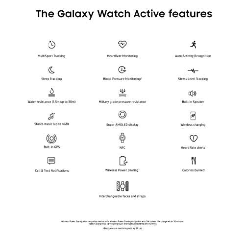 Samsung Galaxy Watch Active 40mm Silver