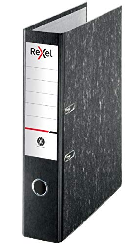 Rexel Lever Arch File A4 Paper on Board 75mm Black