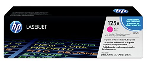 HP 125A - CB543A - 1 x Magenta - Toner cartridge - For Color LaserJet CM1312 MFP, CM1312nfi MFP, CP1215, CP1515n, CP1518ni