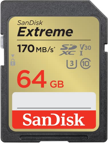 Extreme 64GB SDXC 170MB/s UHS-I C10 U3