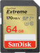 Extreme 64GB SDXC 170MB/s UHS-I C10 U3