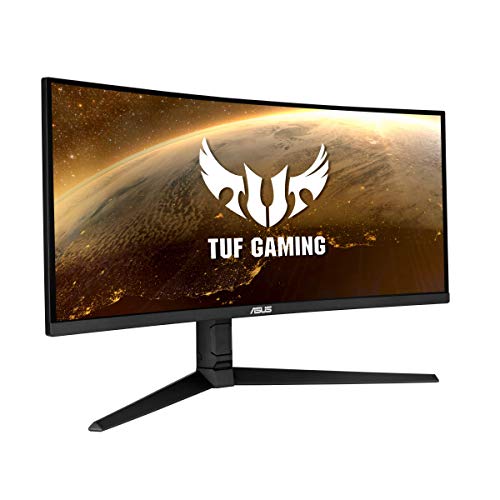 ASUS TUF Gaming VG34VQL1B - LED monitor - curved - 34" - 3440 x 1440 UWQHD @ 165 Hz - VA - 550 cd/m - 4000:1 - DisplayHDR 400 - HDR10 - 1 ms - 2xHDMI, 2xDisplayPort - speakers