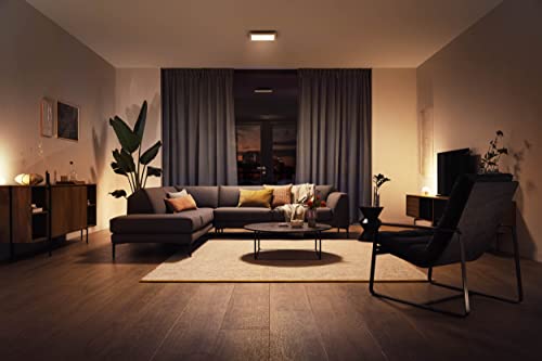 Philips Hue White ambiance Aurelle - Ceiling light panel - LED - 24.5 W - warm to cool white light - 2200-6500 K - square - white