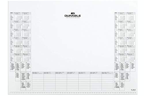 Best Value Durable 729202 Calendar Pad Refill for Durable Desk Mat 729101, 570 x 405 mm - 25 Sheets
