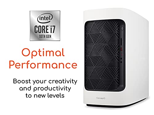 Acer ConceptD 300 CT300-51A - Tower - Core i7 10700 / 2.9 GHz - RAM 16 GB - SSD 1.024 TB, HDD 1 TB - GF RTX 3070 - GigE - WLAN: Bluetooth 5.0, 802.11a/b/g/n/ac/ax - Win 10 Pro 64-bit - monitor: none