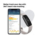 Fitbit Inspire 2 - Black - activity tracker with band - silicone - lunar white - band size: S/L - monochrome - Bluetooth
