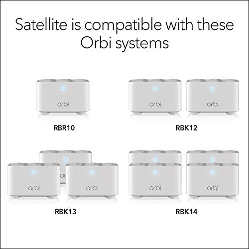 NETGEAR Orbi WiFi System RBK50 - Wi-Fi system (router, extender) - up to 5,000 sq.ft - mesh - GigE - 802.11a/b/g/n/ac - Tri-Band