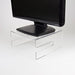 Newstar Transparent Monitor Stand (Clear Acrylic) - Monitor stand - transparent