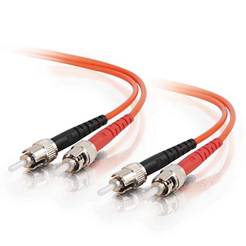 C2G ST-ST 50/125 OM2 Duplex Multimode PVC Fiber Optic Cable (LSZH) - Patch cable - ST multi-mode (M) to ST multi-mode (M) - 3 m - fibre optic - duplex - 50 / 125 micron - OM2 - halogen-free - orange