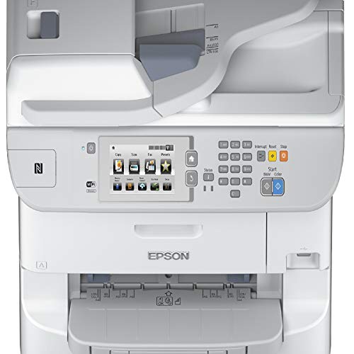 Epson WorkForce Pro WF-6590DWF - Multifunction printer - colour - ink-jet - A4 (210 x 297 mm) (original) - A4/Legal (media) - up to 22 ppm (copying) - up to 24 ppm (printing) - 580 sheets - 33.6 Kbps - USB 2.0, Gigabit LAN, Wi-Fi(n), USB host, NFC
