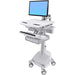 Ergotron StyleView Cart with LCD Arm, SLA Powered, 2 Drawers - Cart - for LCD display / PC equipment (open architecture) - lockable - aluminium, zinc-plated steel, high-grade plastic - screen size: up to 24" - 66 Ah - Lead Acid