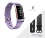 Fitbit Charge 3 - Special Edition - rose gold - activity tracker with sport band - lavender - monochrome - Bluetooth - 30 g