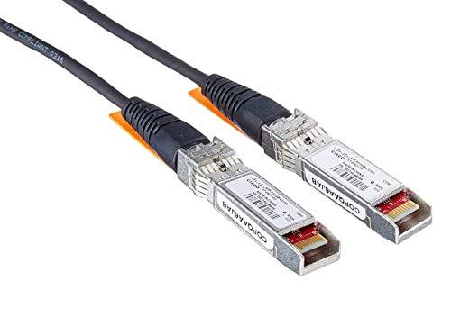 Cisco SFP+ Copper Twinax Cable - Direct attach cable - SFP+ to SFP+ - 3 m - twinaxial - SFF-8436/IEEE 802.3ae - orange - refurbished - for 250 Series, Catalyst 2960, 2960G, 2960S, ESS9300, Nexus 93180, 9336, 9372, UCS 6140, C4200