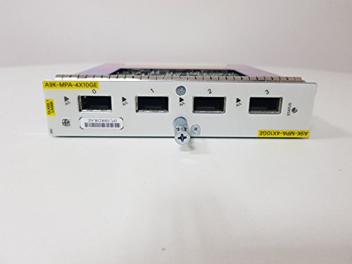 Cisco 4-port 10-Gigabit Ethernet Modular Port Adapter - Expansion module - 10 GigE - 4 ports - for ASR 9001, 9006, 9006 with PEM Version 2, 9010, 9010 with PEM Version 2