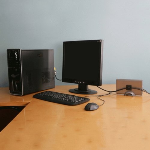 Kensington Pro Fit USB/PS2 Wired Mid-Size Mouse - Mouse - wired - PS/2, USB