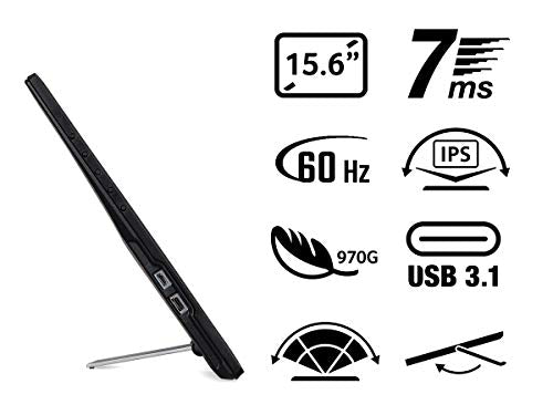 Acer PM161QBU 15.6in IPS Monitor USB C