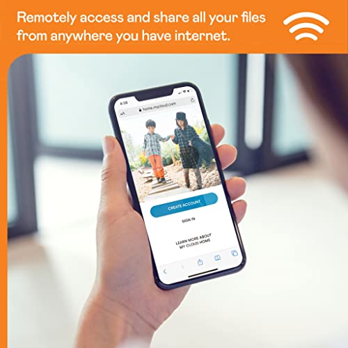 WD My Cloud Home WDBVXC0030HWT - Personal cloud storage device - 3 TB - HDD 3 TB x 1 - RAM 1 GB - Gigabit Ethernet
