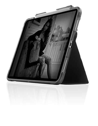 STM Dux Studio 11 Inch Apple iPad Pro 1st 2nd Generation Tablet Case Black Grey Polycarbonate TPU Scratch Resistant Shock Resistant Hardshell TPU Brac