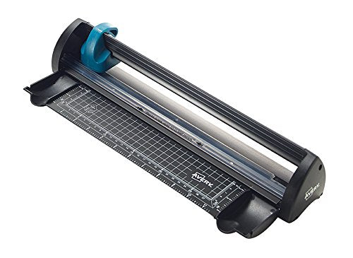Avery A4 A4CT Compact Trimmer Paper Cutter, Black and Teal