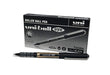 Best Value uni-ball Eye Broad UB-150-10 Rollerball pen, 1mm nib, Black ink, box of 12