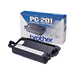 Brother PC201 - Black - print ribbon - for Brother MFC-1770, MFC-1780, MFC-1870, MFC-1970, IntelliFAX 1170, 1270, 1570, 1575
