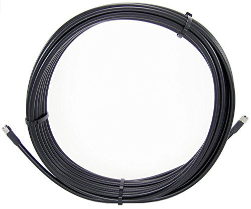 Cisco Ultra Low Loss LMR 400 - Antenna extension cable - TNC (M) to TNC (F) - 15 m - coaxial - plenum - black - for P/N: EHWIC-4G-LTE-A-RF, EHWIC-4G-LTE-G, EHWIC-4G-LTE-G-RF, EHWIC-4G-LTE-V++=